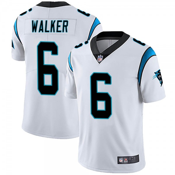 Carolina Panthers #6 P.J. Walker White Vapor Untouchable Limited Stitched Jersey - Zenithce