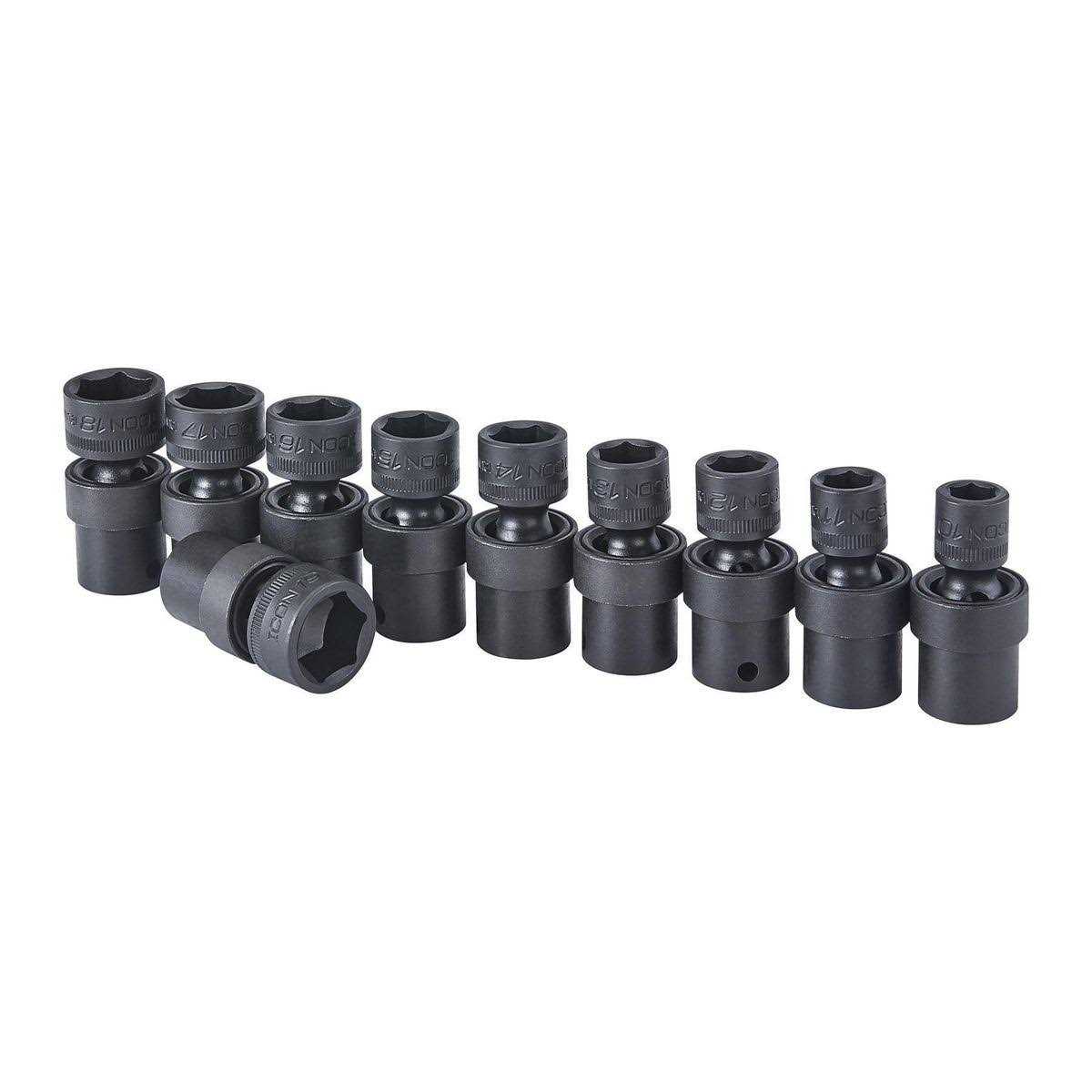 Icon Drive SAE Professional Deep Impact Socket Set - Zenithce