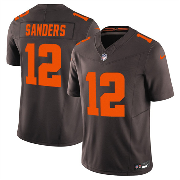 Cleveland Browns #12 Shedeur Sanders Brown 2025 F.U.S.E. Alpha Dawg Limited Stitched Jersey - Zenithce