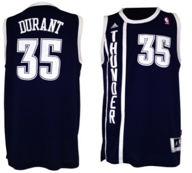 Oklahoma City Thunder #35 Kevin Durant Revolution 30 Swingman 2013 Blue Jersey - Zenithce