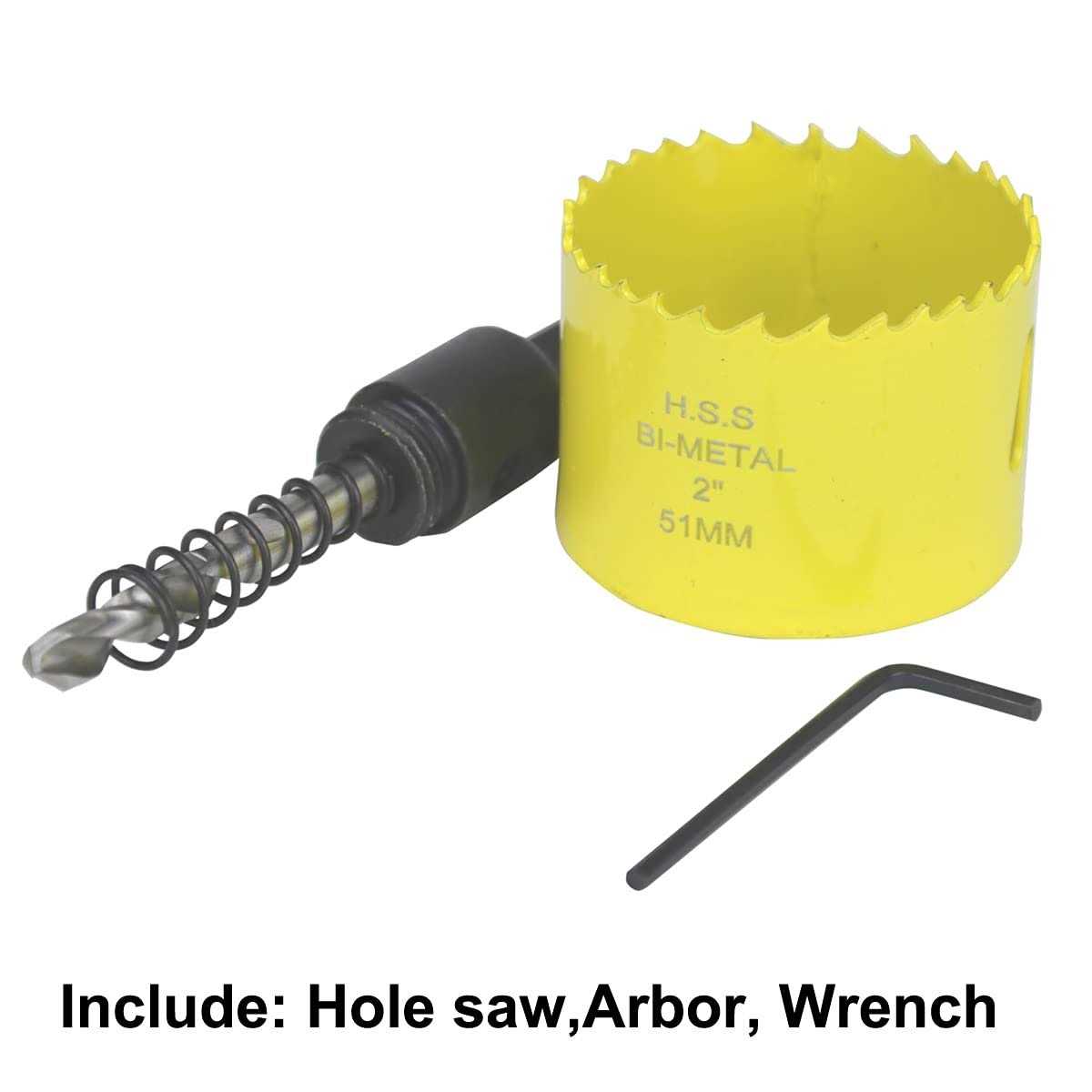 Hole Saw Dust Bowl Dust Bowl for Hole Saw, for Installing Recessed Lights and Works with All Hole Saws - Zenithce