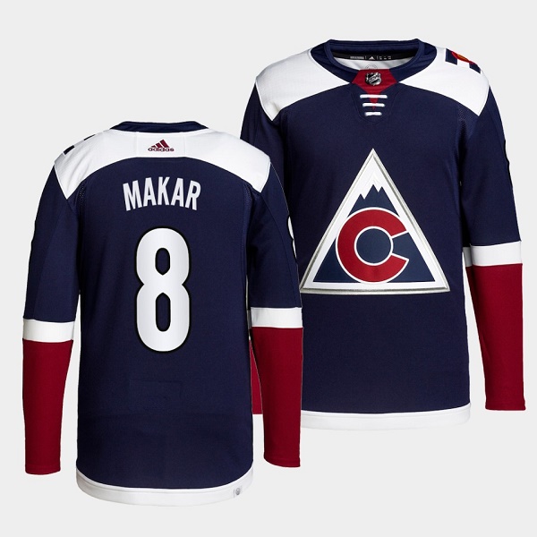 Colorado Avalanche #8 Cale Makar Navy Stitched Jersey - Zenithce