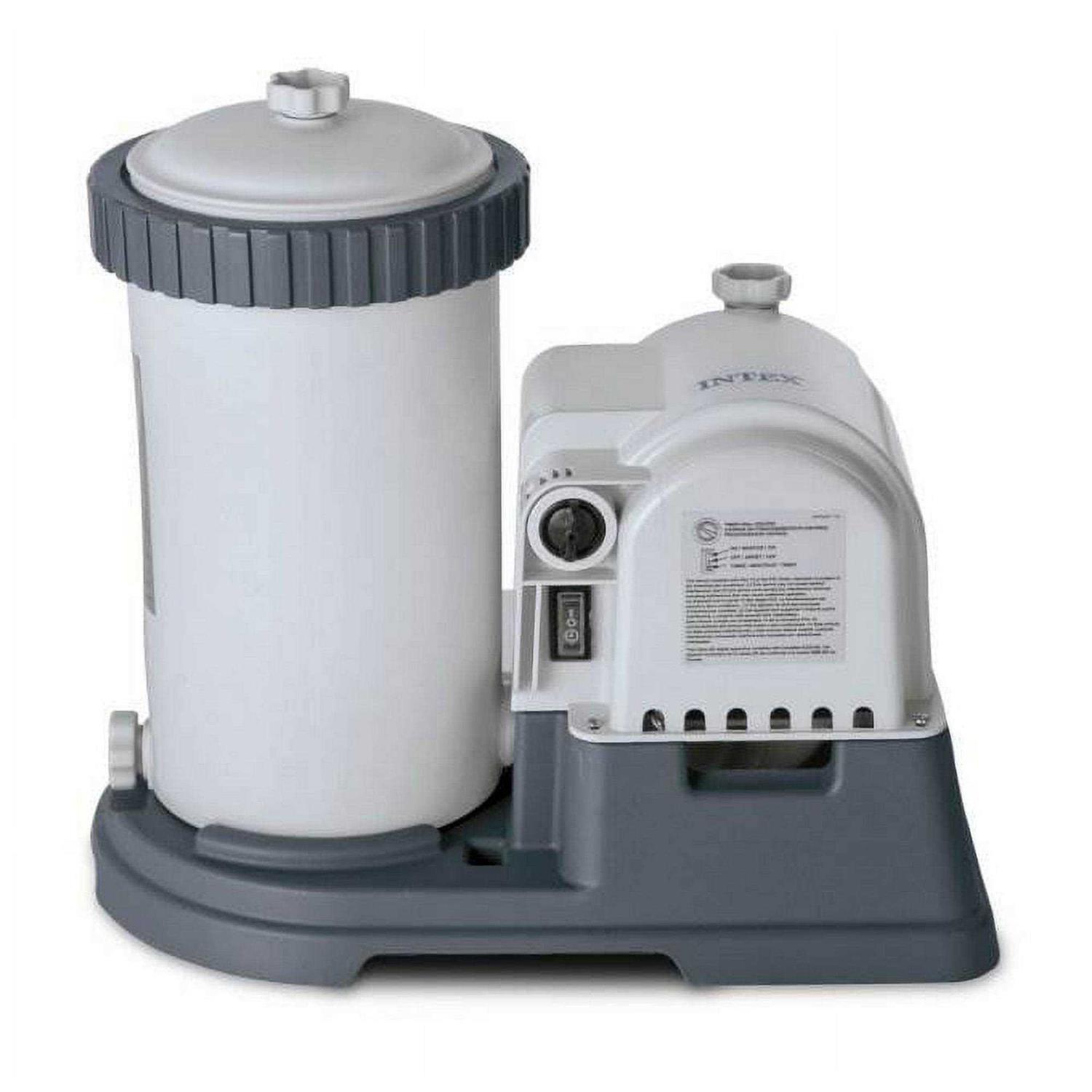 Intex Krystal Clear 2500 GPH Filter Cartridge Pump - Zenithce