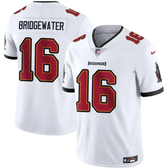 Tampa Bay Buccaneers #16 Teddy Bridgewater White Vapor Limited Football Stitched Jersey - Zenithce