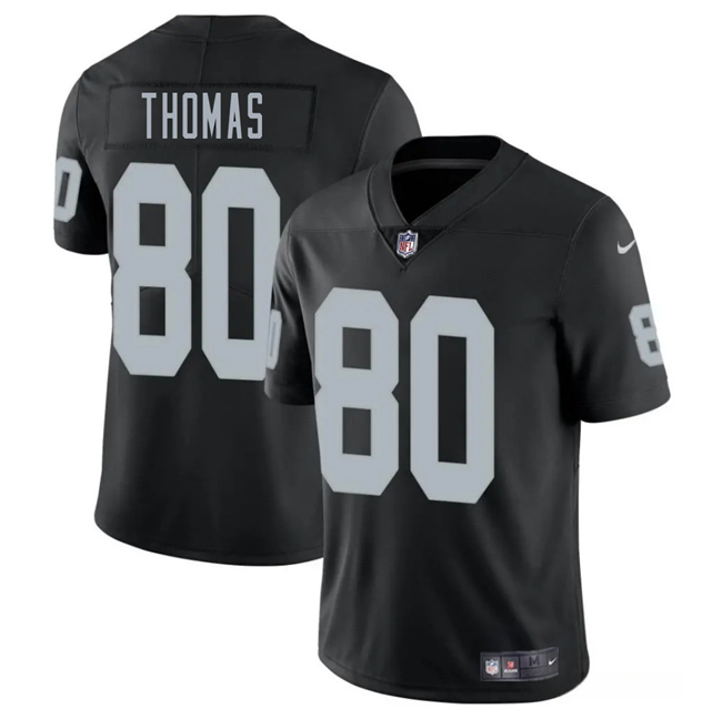Las Vegas Raiders #80 Ian Thomas Black 2025 Vapor Stitched Jersey - Zenithce