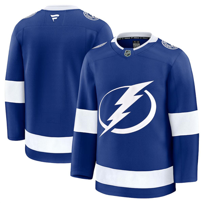 Tampa Bay Lightning Blank Blue 2024-25 Home Stitched Jersey - Zenithce