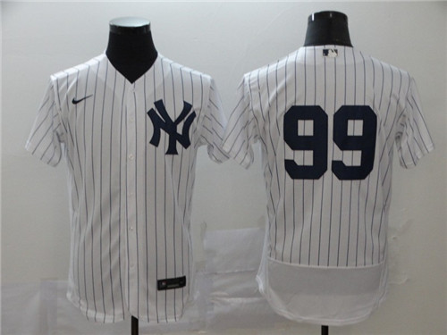 New York Yankees #99 Aaron Judge White Flex Base Stitched Jersey - Zenithce