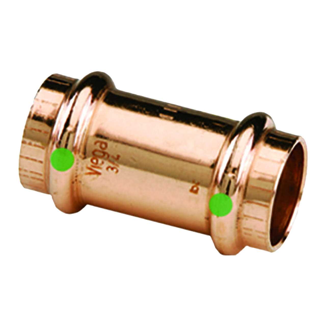 Viega ProPress Copper Coupling w/Stop - Zenithce