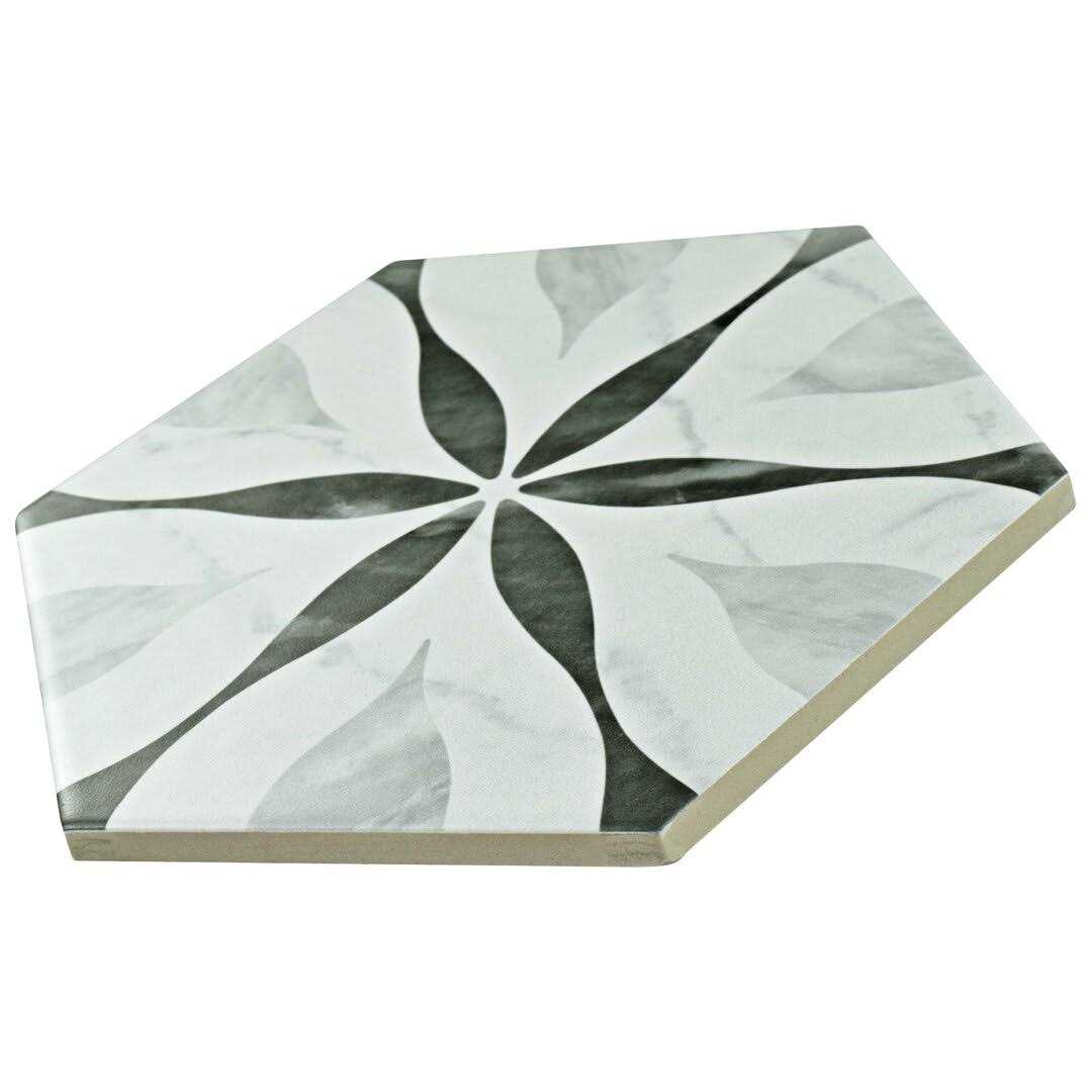 Merola Tile Chester Matte Nero 3 in. x 6 in. Ceramic Wall Subway Tile - Zenithce