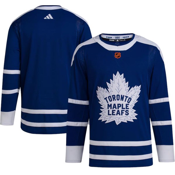 Toronto Maple Leafs Blank Blue 2022 Reverse Retro Stitched Jersey - Zenithce