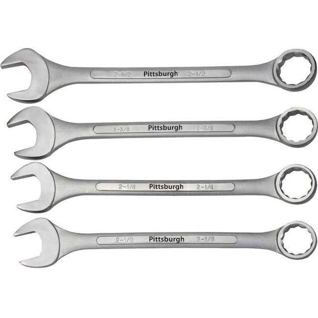 Pittsburgh Stubby Sae and Metric Combination Wrench Set - Zenithce