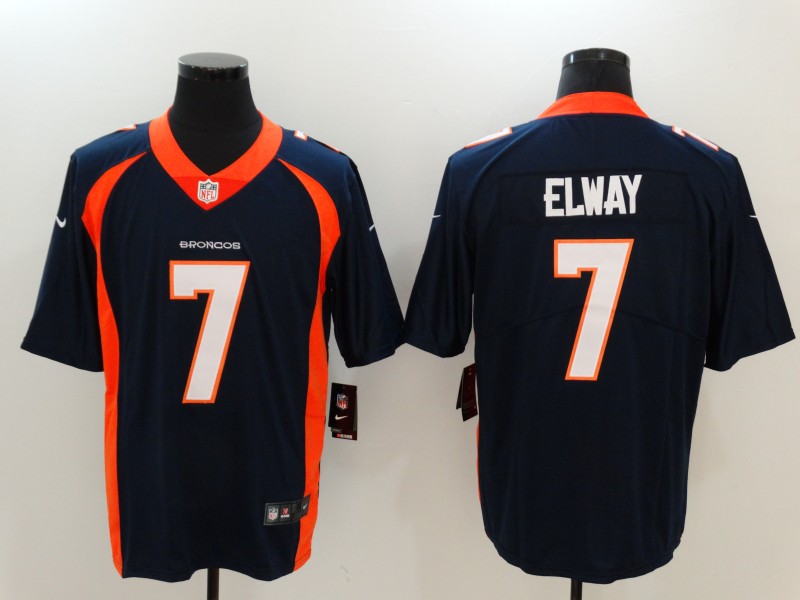 Denver Broncos #7 John Elway Navy Vapor Untouchable Player Limited Jersey - Zenithce