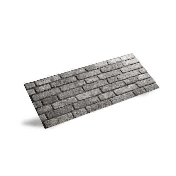WALL!SUPPLY 0.79 in. x 19.69 in. x 47.24 in. UltraLight Faux Brick - Zenithce