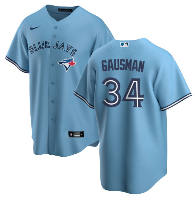 Toronto Blue Jays #34 Kevin Gausman Light Blue Cool Base Stitched Jersey - Zenithce