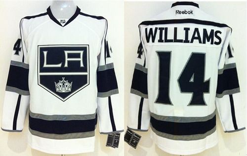 Kings #14 Justin Williams White Stitched Jersey - Zenithce