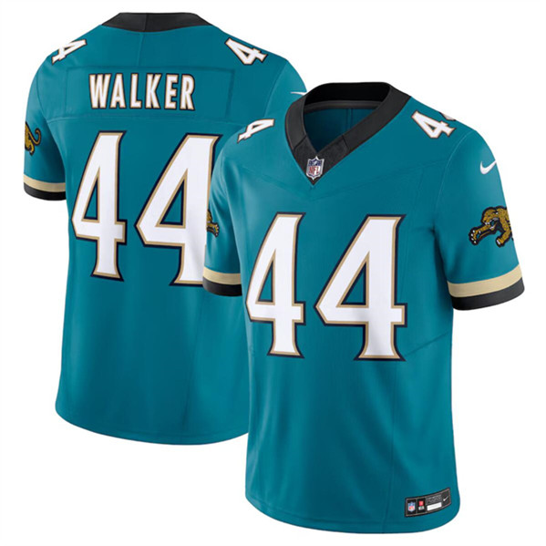 Jacksonville Jaguars #44 Travon Walker Teal 2024 F.U.S.E. Prowler Throwback Vapor Limited Stitched Jersey - Zenithce