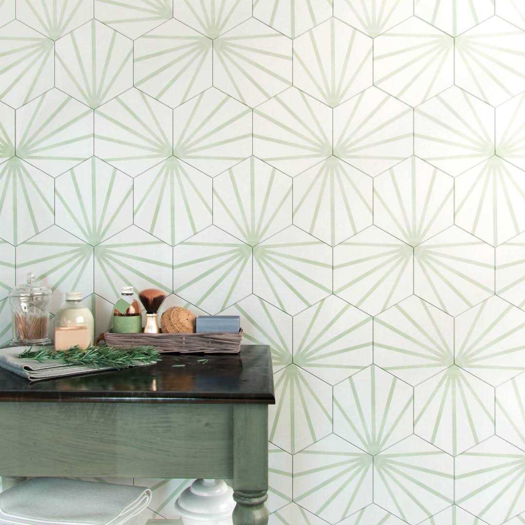 Merola Tile Hex Porcelain Mosaic - Zenithce