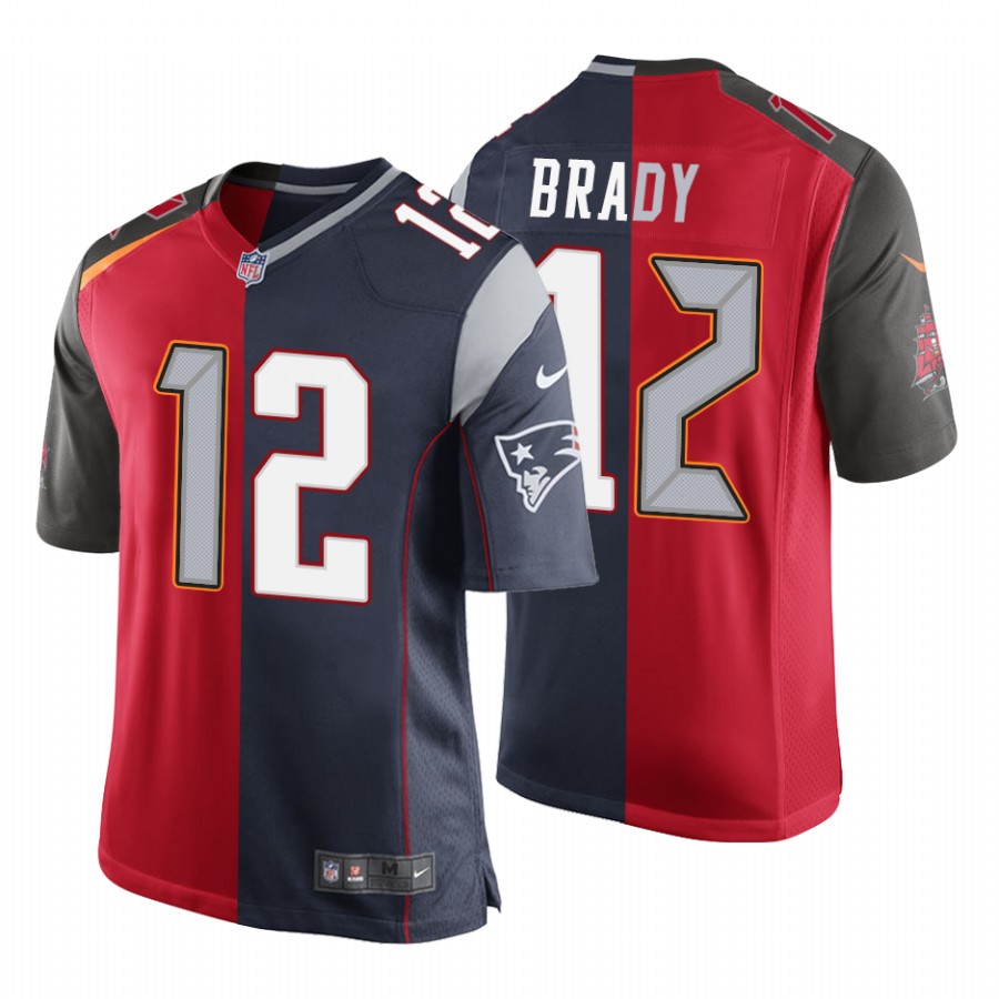 Tampa Bay Buccaneers Red Navy Custom Stitched Jersey - Zenithce