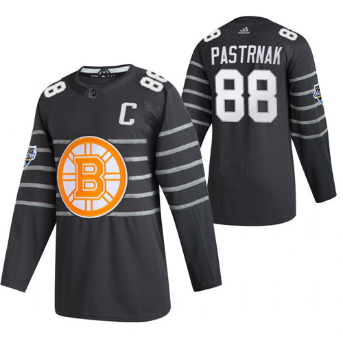 Boston Bruins #88 David Pastrnak Grey All-Star Stitched Jersey - Zenithce