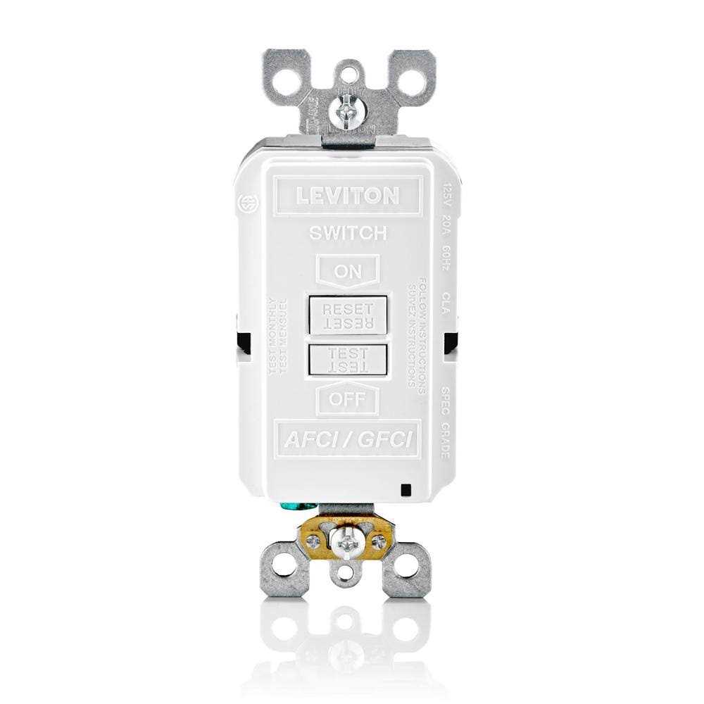 Leviton AFSW1-W Afci/Switch Combo - Zenithce