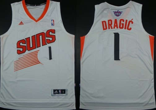 Phoenix Suns #1 Goran Dragic Revolution 30 Swingman White Jersey - Zenithce