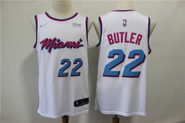 Heat 22 Jimmy Butler White City Edition Swingman Jersey - Zenithce