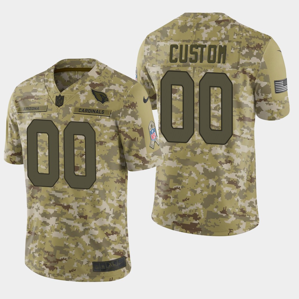 Arizona Cardinals Customized Camo Salute To Service NFL Stitched Limited Jersey - Zenithce