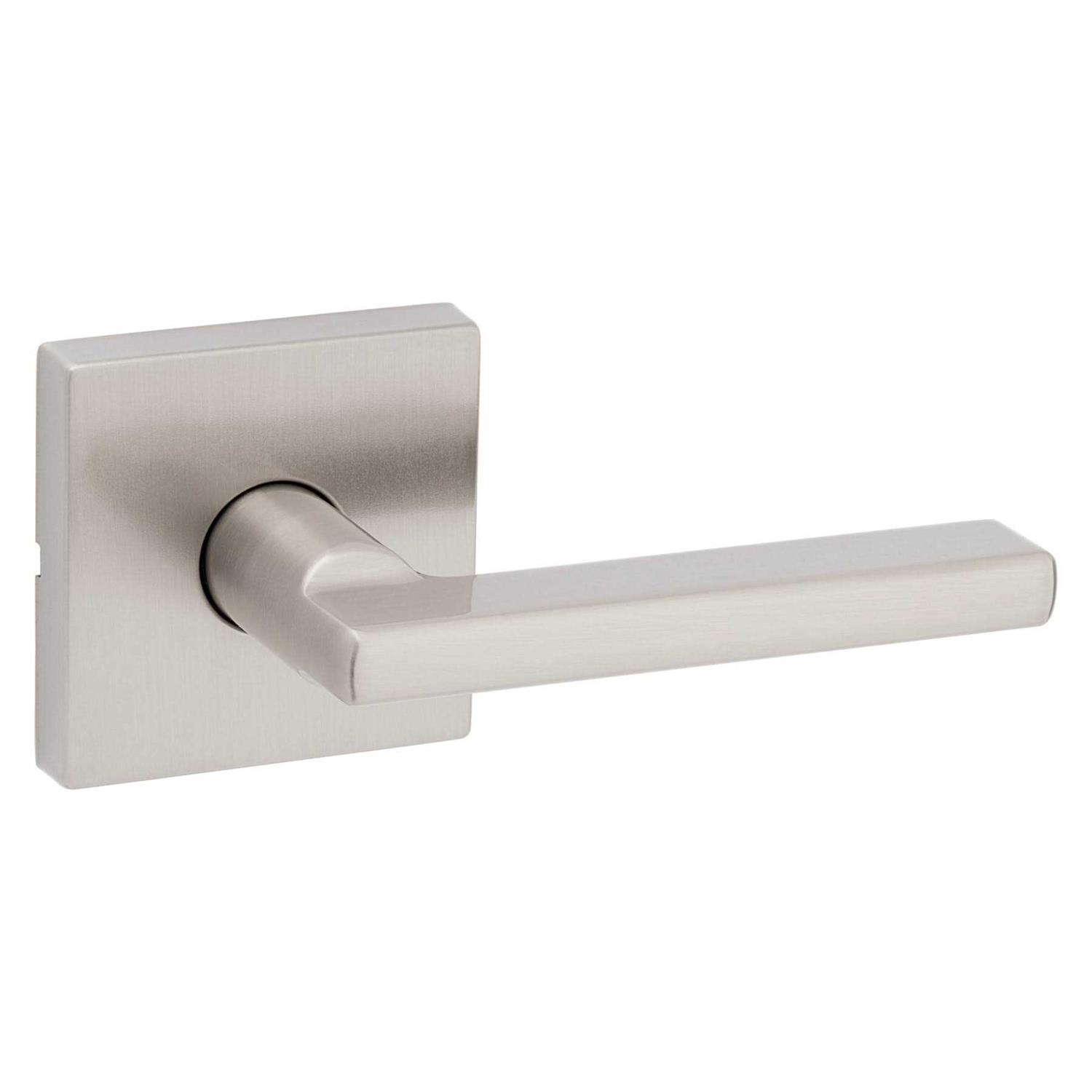 Kwikset Halifax Matte Black Steel Passage Lever 720HFL SQT 514 CP - Zenithce