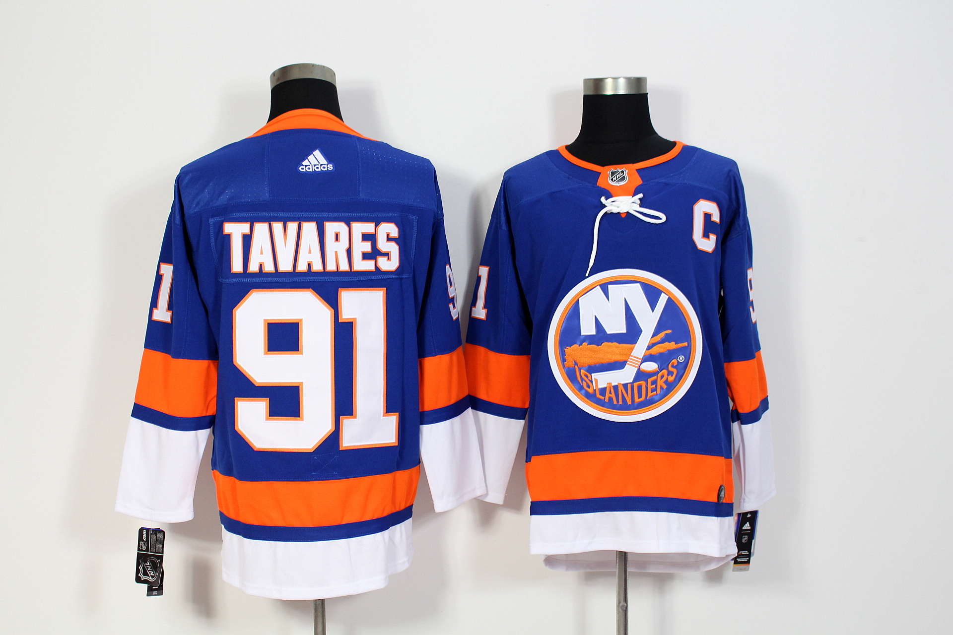 New York Islanders #91 John Tavares Royal Stitched Adidas Jersey - Zenithce