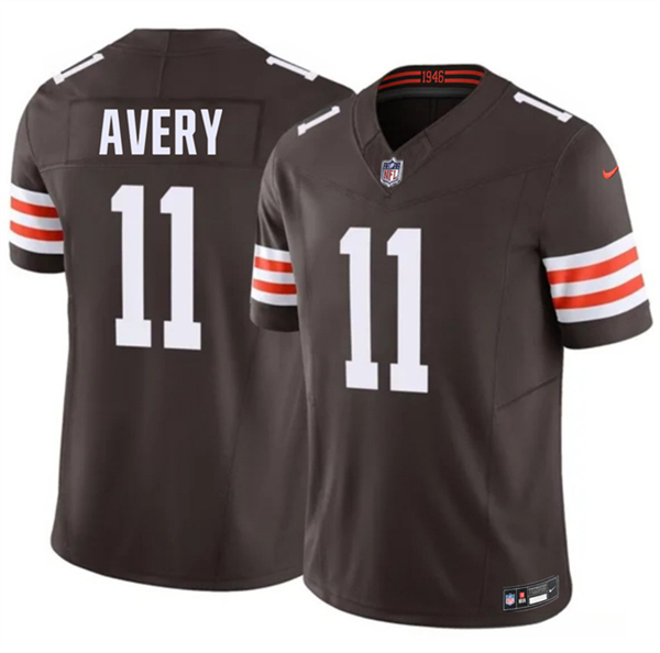 Cleveland Browns #11 Tre Avery Brown 2026 F.U.S.E. Vapor Limited Stitched Jersey - Zenithce