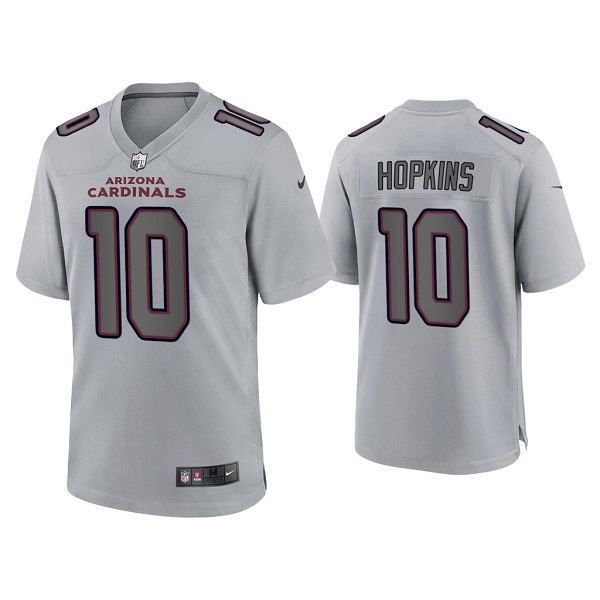 Arizona Cardinals #10 DeAndre Hopkins Gray Atmosphere Fashion Stitched Game Jersey - Zenithce