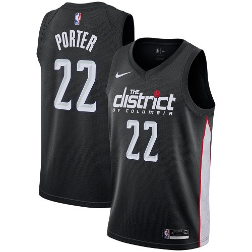 Wizards #22 Otto Porter Black Swingman City Edition Jersey - Zenithce