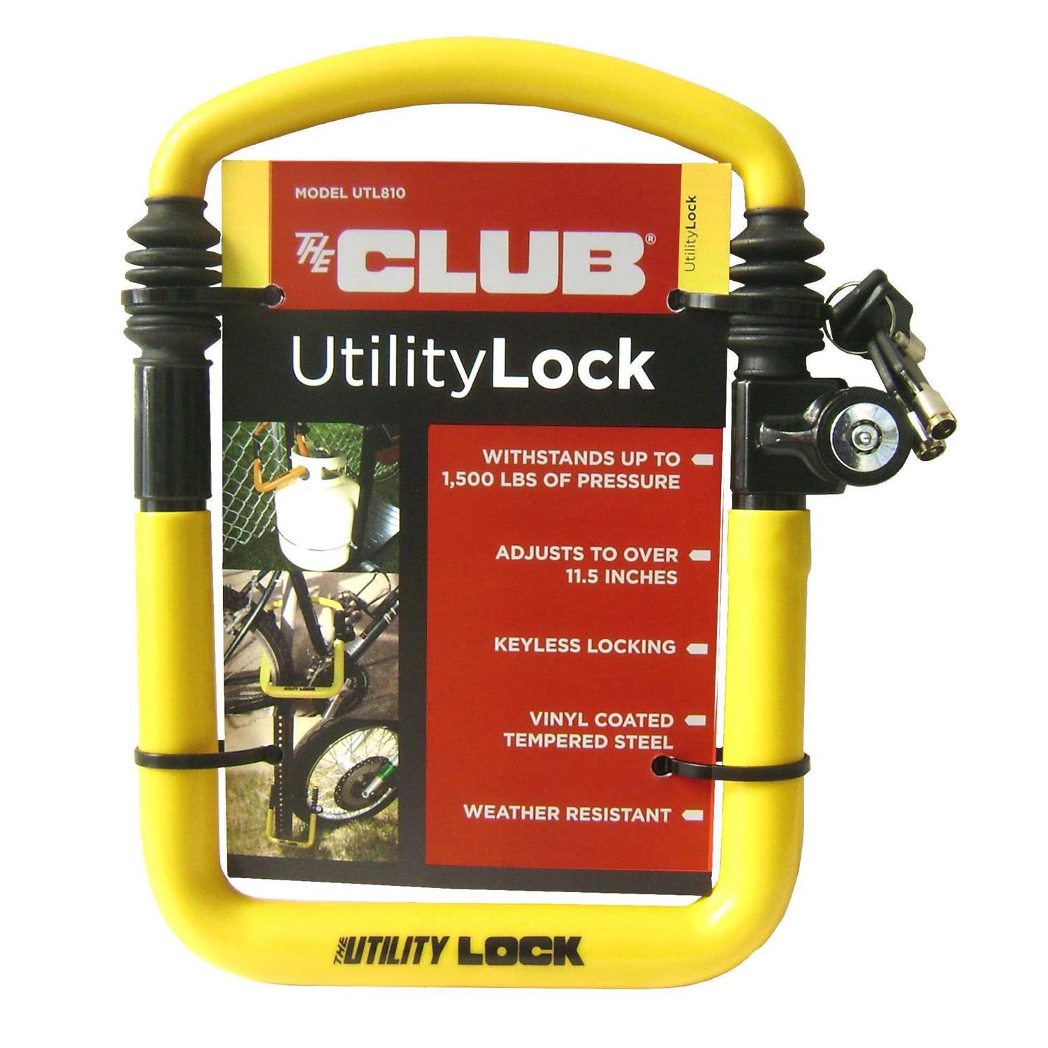 The Club LX Clear Steering Wheel Lock - Zenithce