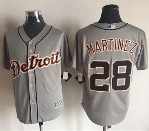 Tigers #28 J. D. Martinez Grey New Cool Base Stitched Jersey - Zenithce