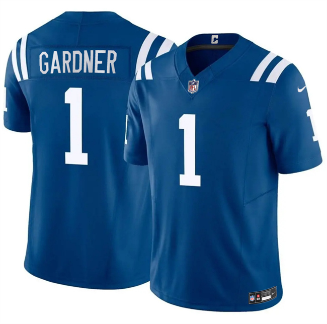 Indianapolis Colts #1 Sauce Gardner Blue 2025 F.U.S.E. Vapor Limited Stitched Jersey - Zenithce