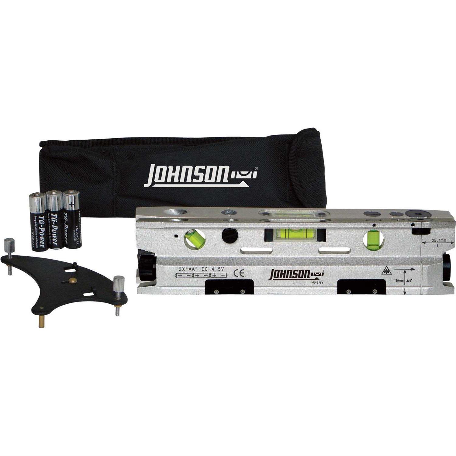 Johnson 40-6164 Magnetic Laser Torpedo Level - Zenithce