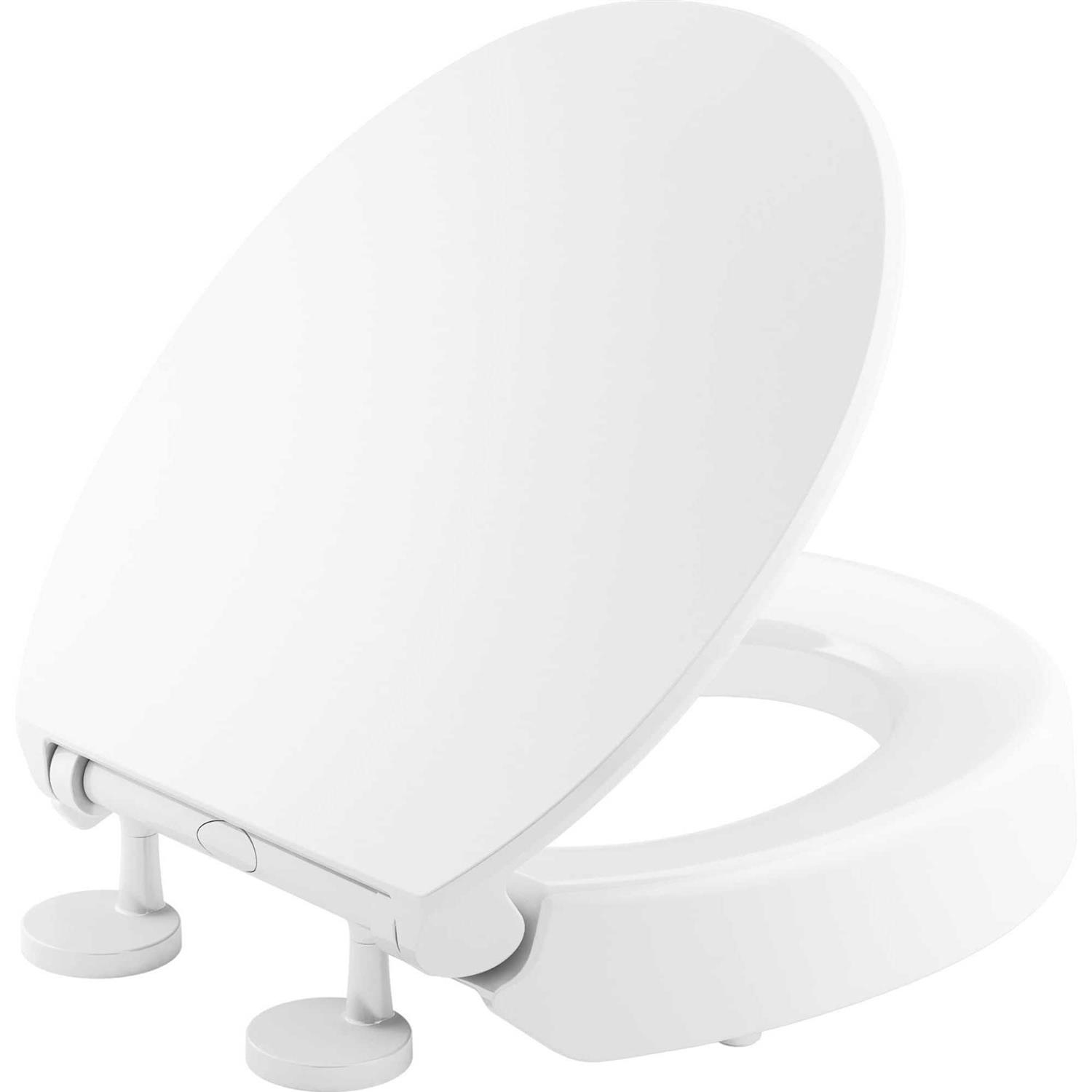 Kohler Hyten Elevated Quiet-Close Elongated Toilet Seat K-25875-96 - Zenithce