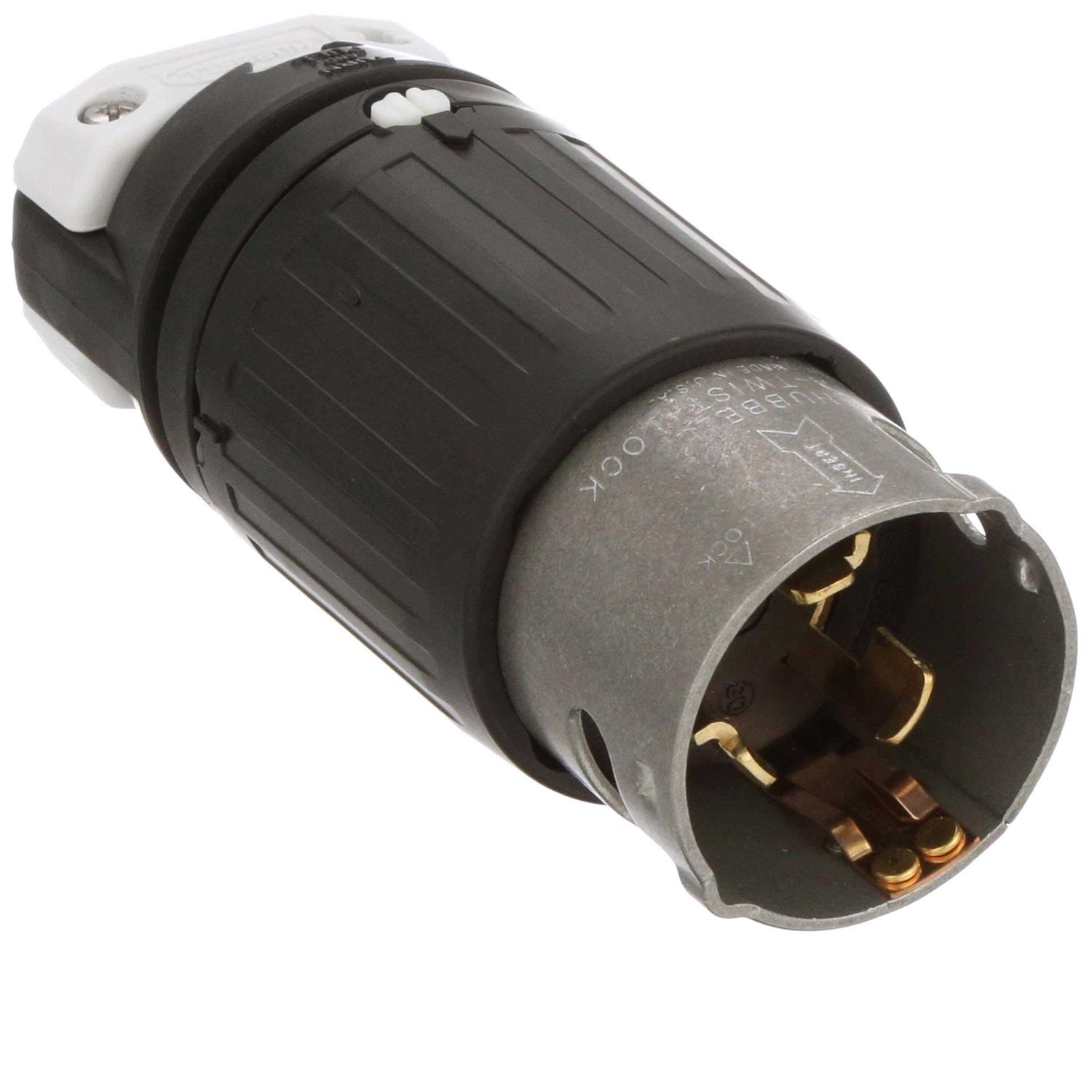 Hubbell IEC Pin and Sleeve Plug HBL420P9W - Zenithce