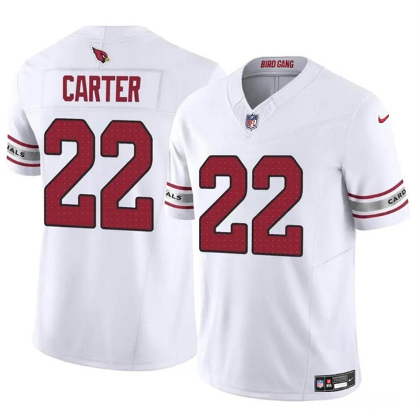 Arizona Cardinals #22 Michael Carter White 2023 F.U.S.E. Vapor Untouchable Limited Stitched Jersey - Zenithce