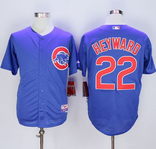 Cubs #22 Jason Heyward Blue Alternate Cool Base Stitched Jersey - Zenithce