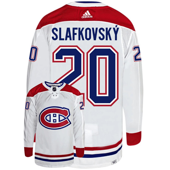 Montreal Canadiens #20 Juraj Slafkovsky White Stitched Jersey - Zenithce