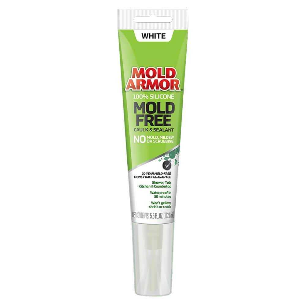 Mold Armor 100% Silicone Mold Free Caulk & Sealant - Zenithce