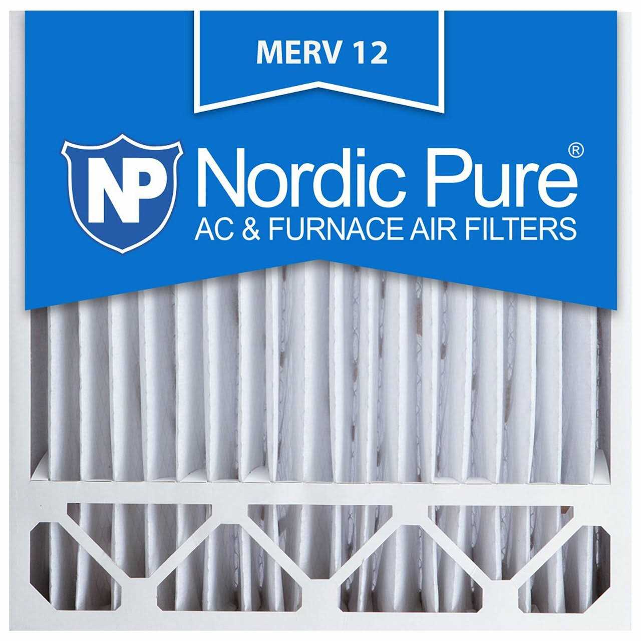 Nordic Pure MERV Pleated Plus Carbon AC Furnace Air Filters - Zenithce