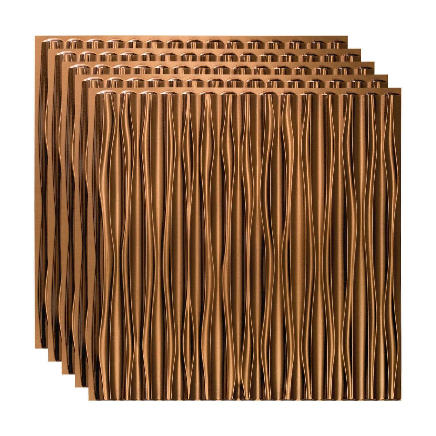 Fasade Dunes Decorative Vinyl 2ft x 2ft Lay In Ceiling Tile - Zenithce