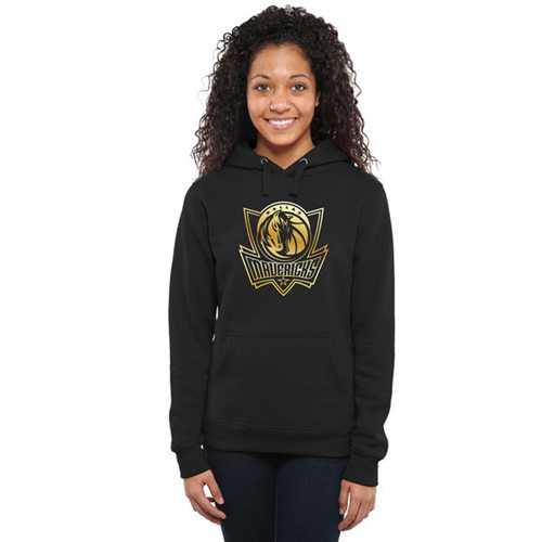 WoDallas Mavericks Gold Collection Pullover Hoodie Black - Zenithce