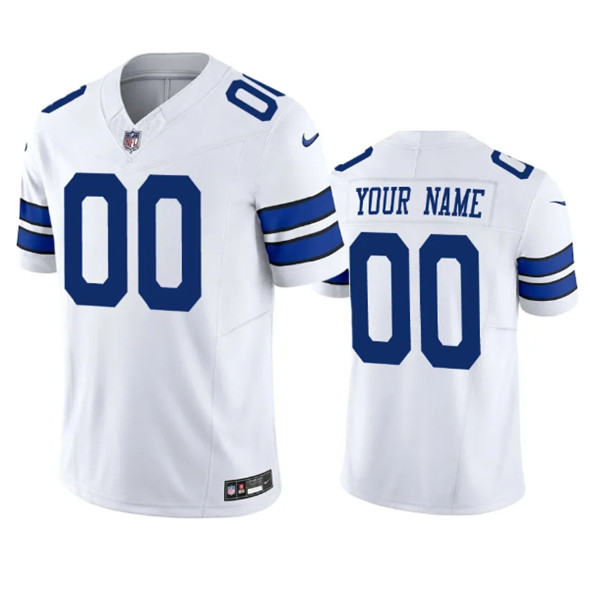 Dallas Cowboys Custom White 2023 F.U.S.E. Limited Stitched Jersey - Zenithce