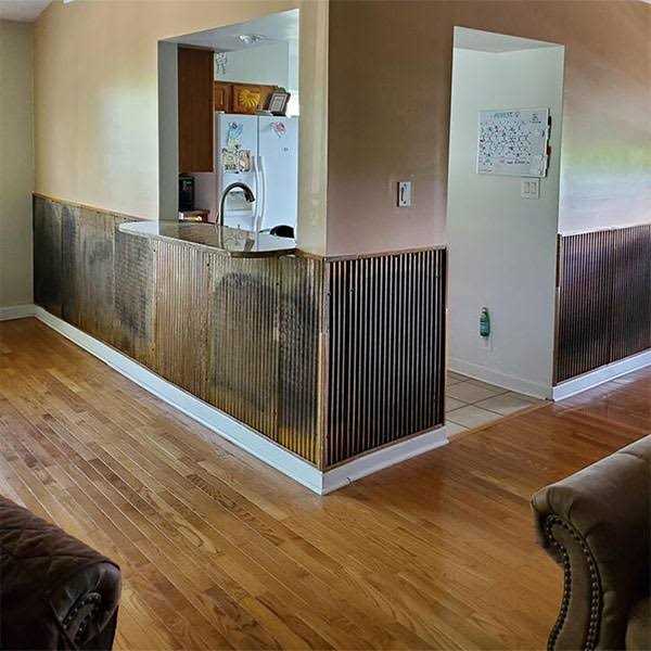 Dakota Tin 24W x 36H Colorado Corrugated Metal Wainscoting Panel - Zenithce