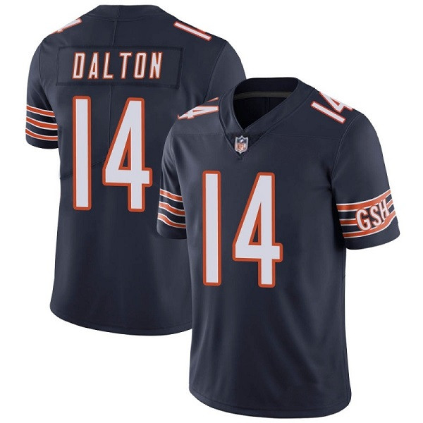 Chicago Bears #14 Andy Dalton Navy Vapor Untouchable Limited Stitched Jersey - Zenithce