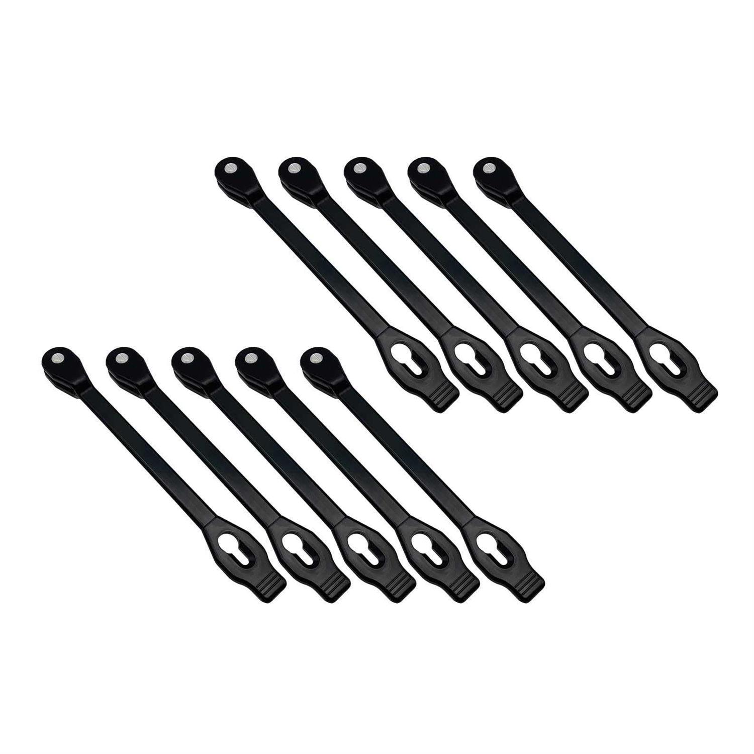 Poolzilla 10 Rubber Bungee Strap Tie for Anchor Hookless with Saw Bolt - Zenithce