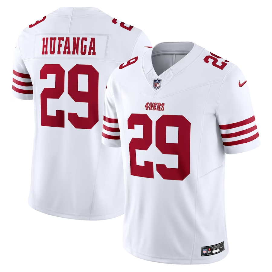 San Francisco 49ers #29 Talanoa Hufanga White 2023 F.U.S.E. Vapor Untouchable Limited Stitched Jersey - Zenithce